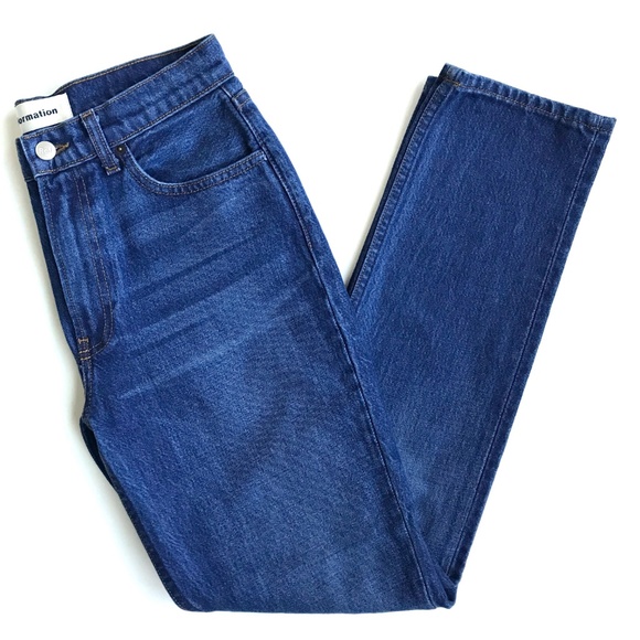 Reformation Denim - Reformation Julia High Blue Boyfriend Mom Jeans 27